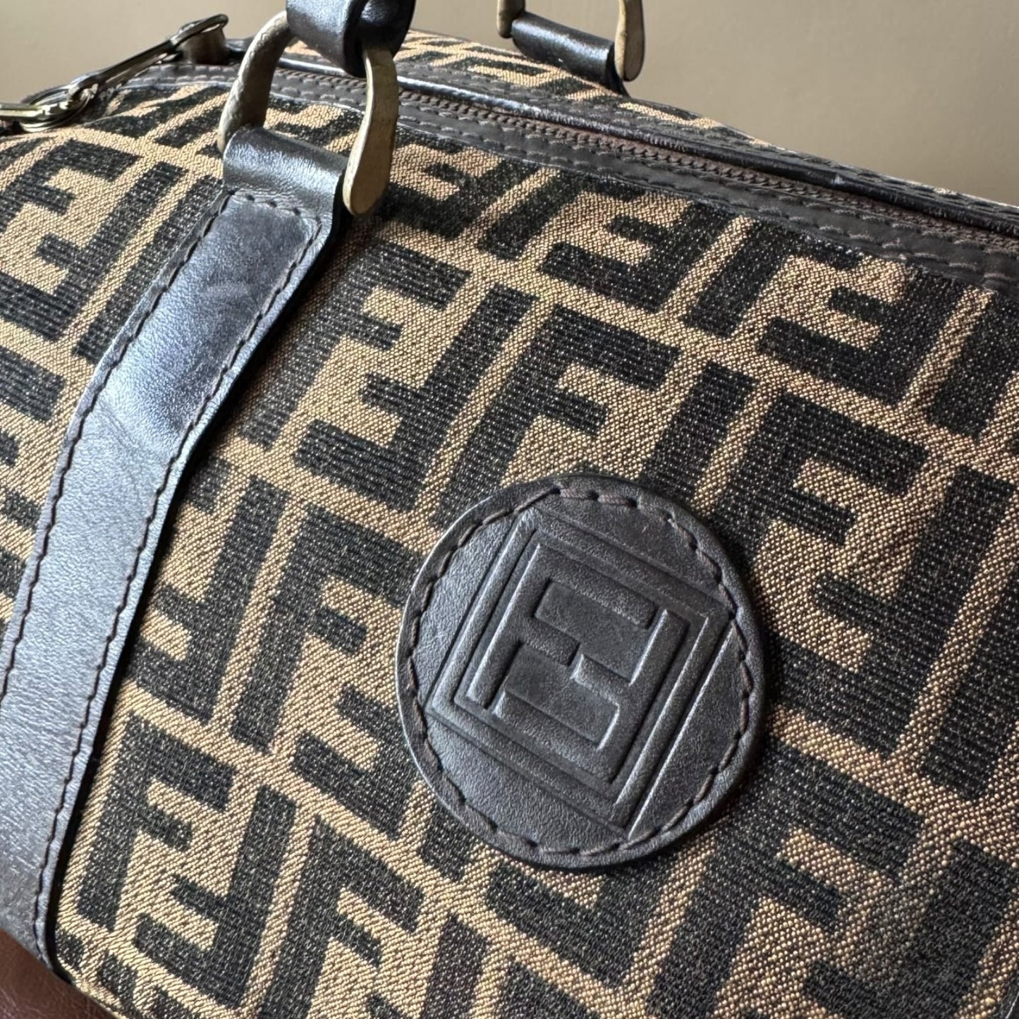 FENDI Boston Bag 35 Travel Bag Weekender