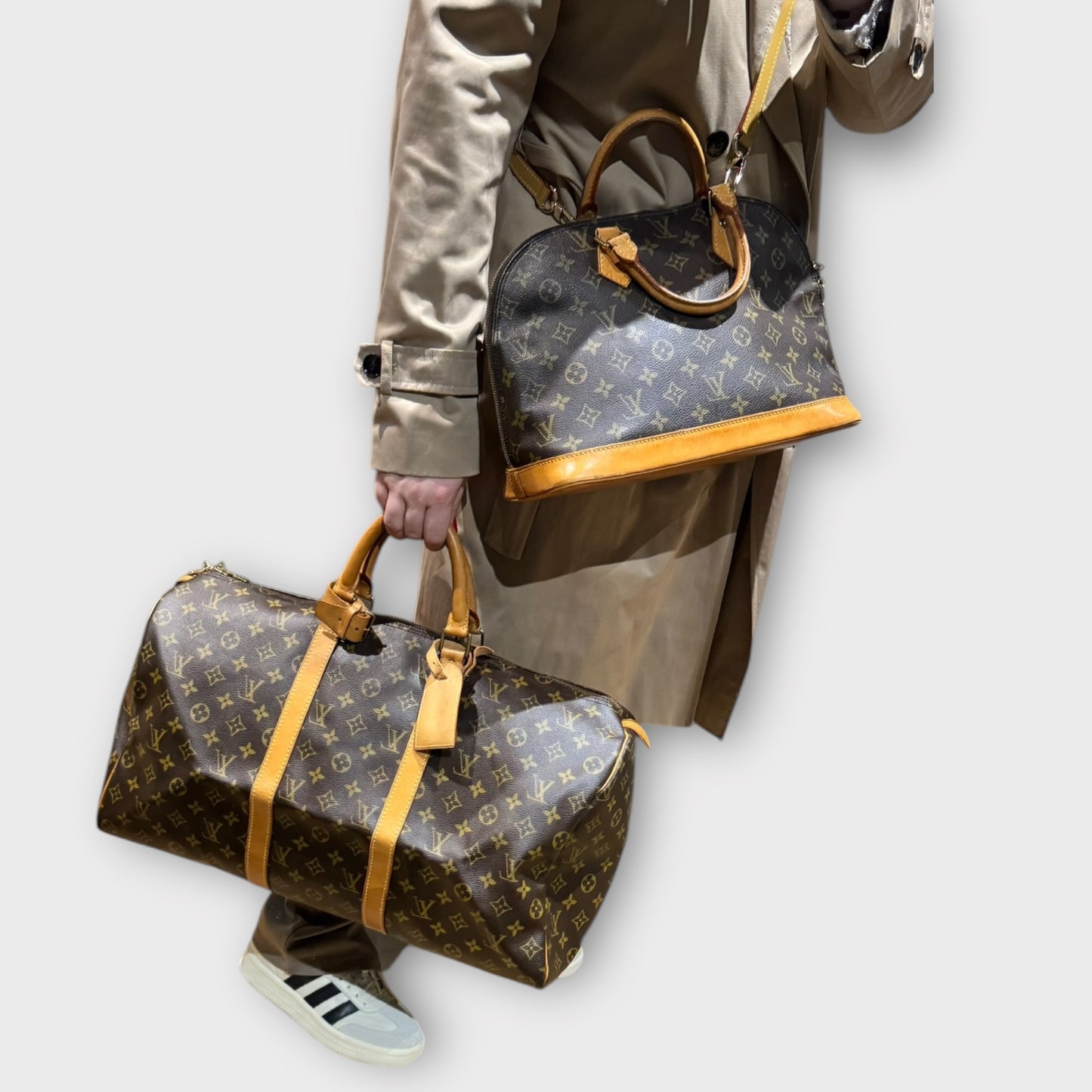 Sac de voyage Louis Vuitton Keepall 50 Monogramme