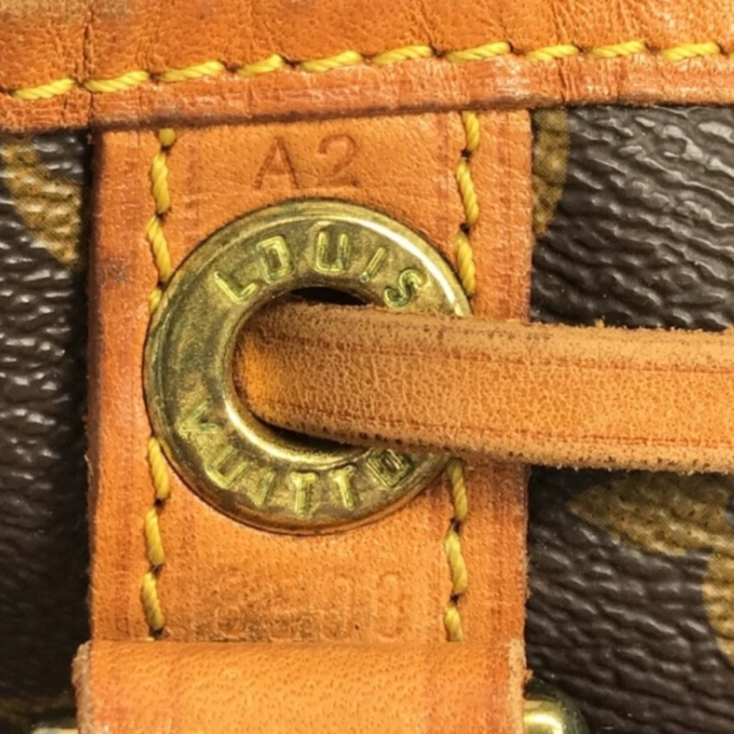 LOUIS VUITTON Grand Noé Monogram Canvas Gold Hardware