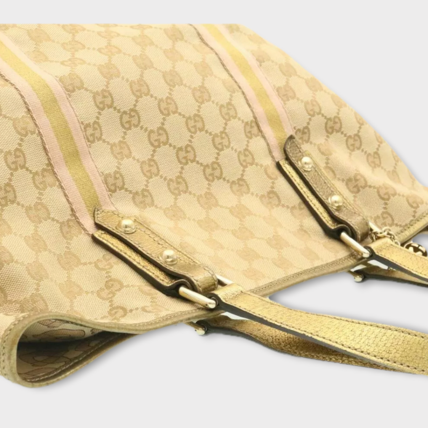 GUCCI Shopper/Shoulder Bag GOLD Sherry Line