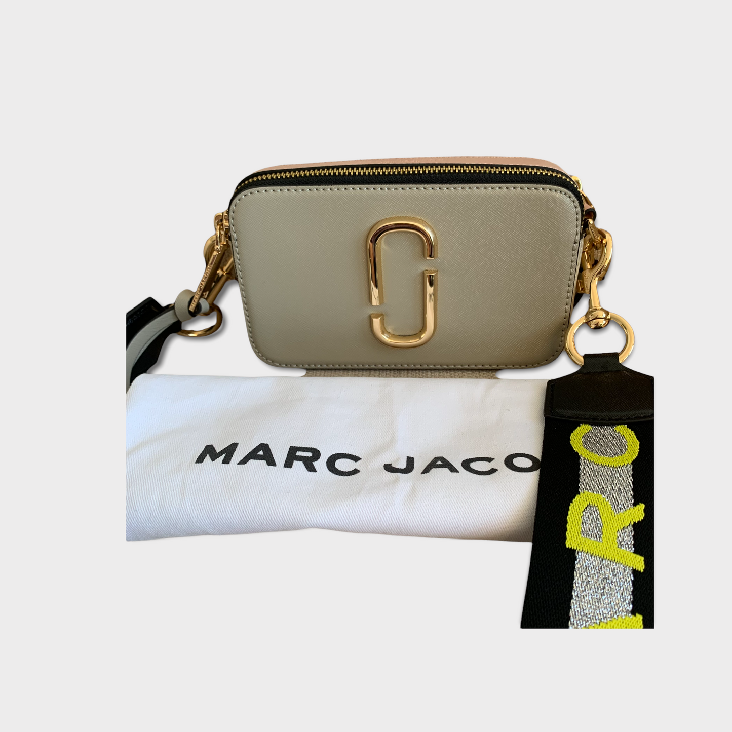 Marc Jacobs Snapshot Camera Bag Cement Rosa neuwertig