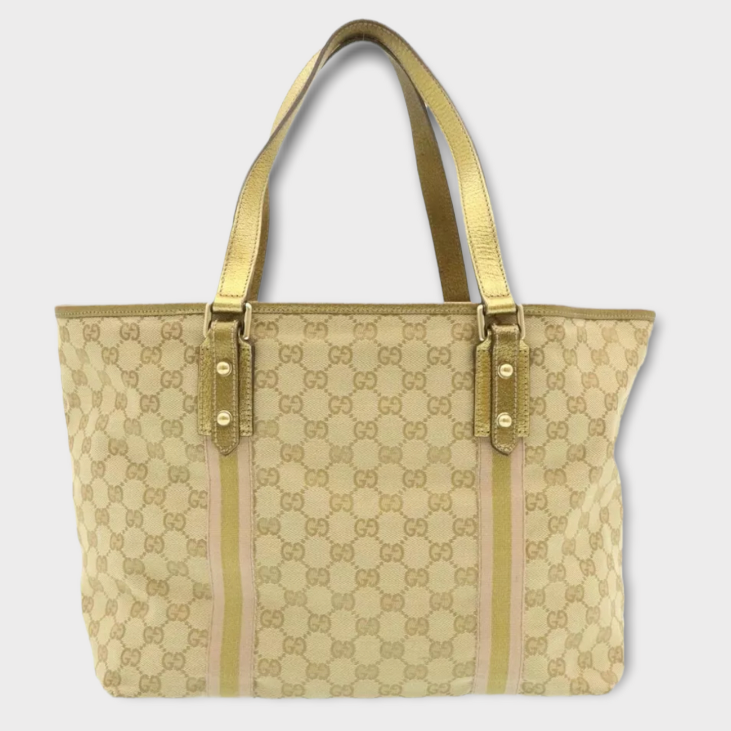 GUCCI Shopper/Shoulder Bag GOLD Sherry Line