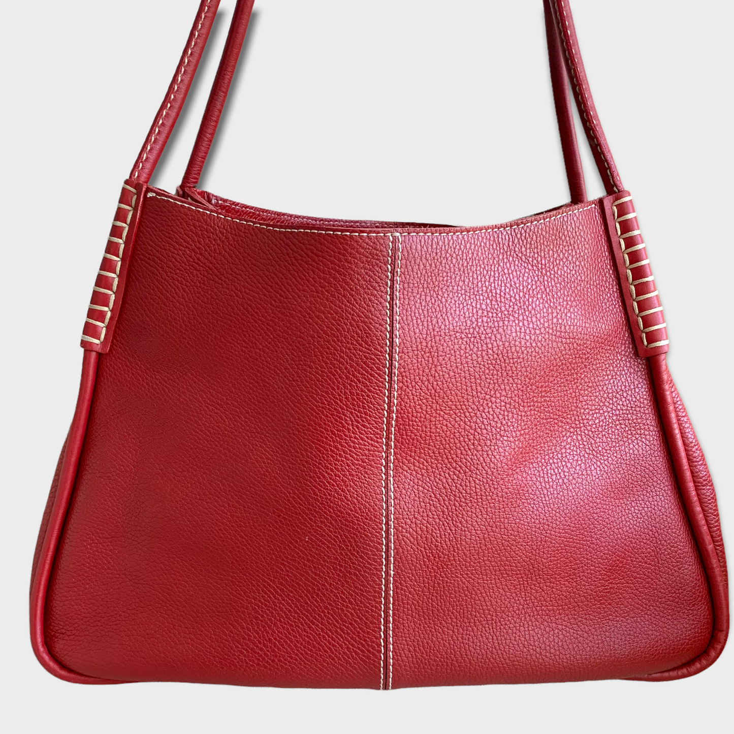 Sac à main/épaule TODS rouge en cuir