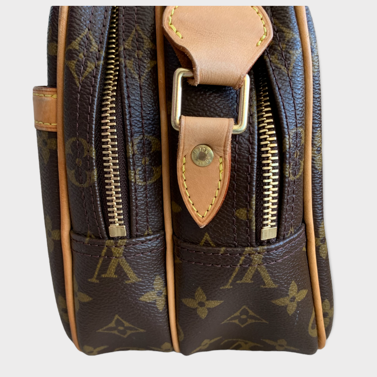 LOUIS VUITTON PM Reporter Tasche Monogram Vachetta Leder