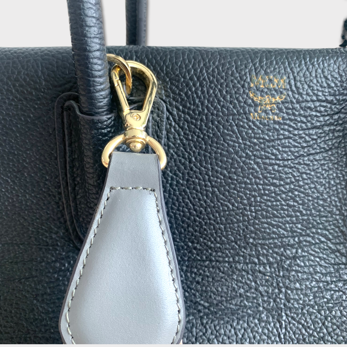 MCM Milla Small Black Leather