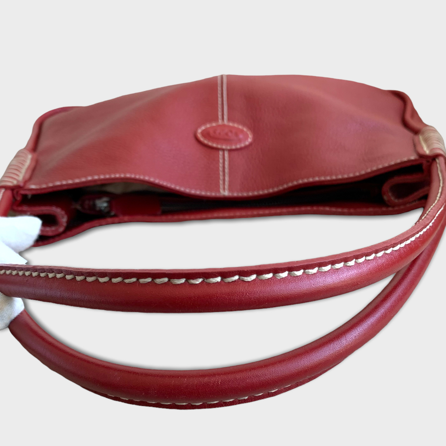 TODS red hand/shoulder bag leather