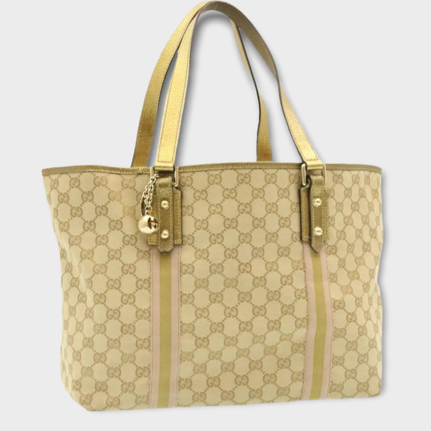 GUCCI shopper/sac à bandoulière GOLD Sherry Line