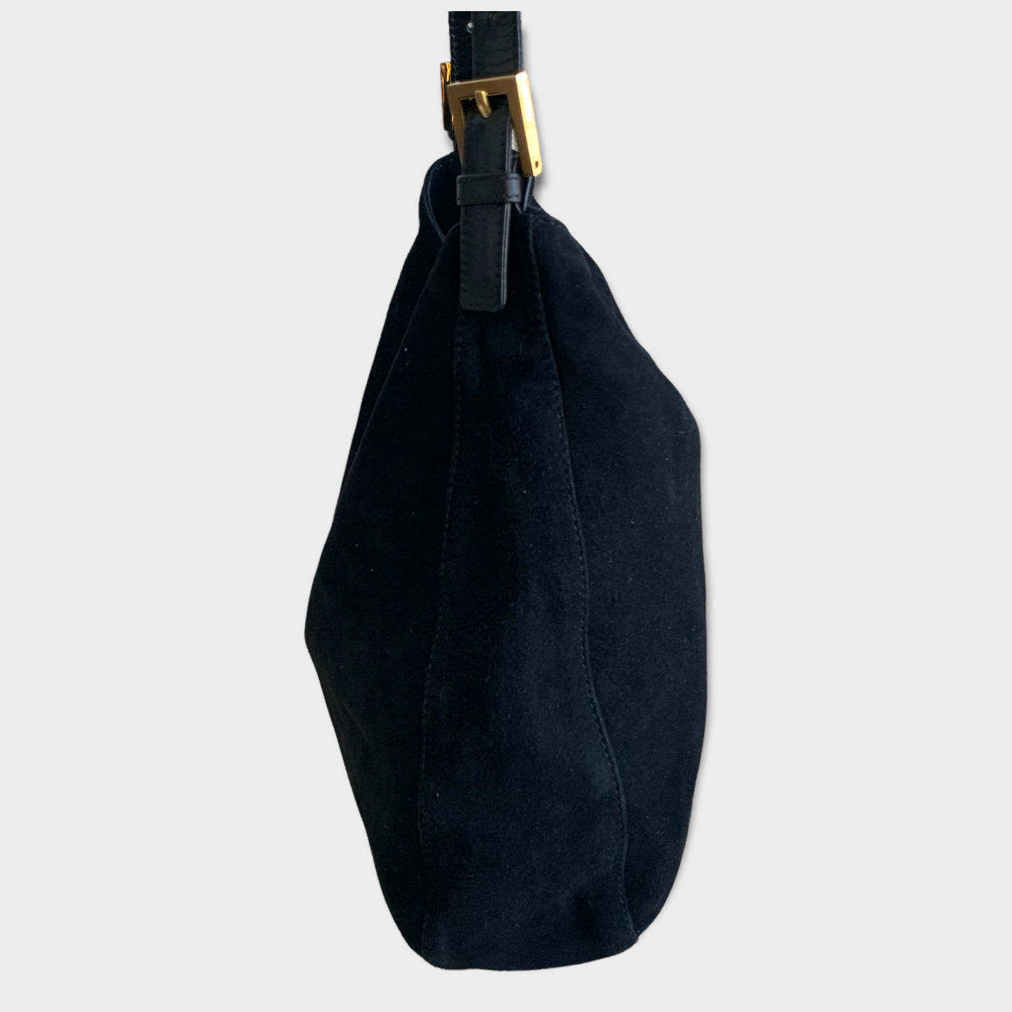 FENDI finest suede shoulder bag hobo