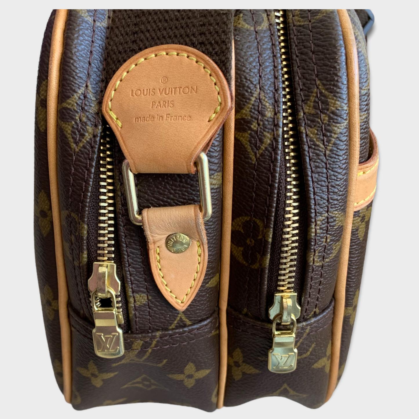 LOUIS VUITTON PM Reporter Tasche Monogram Vachetta Leder