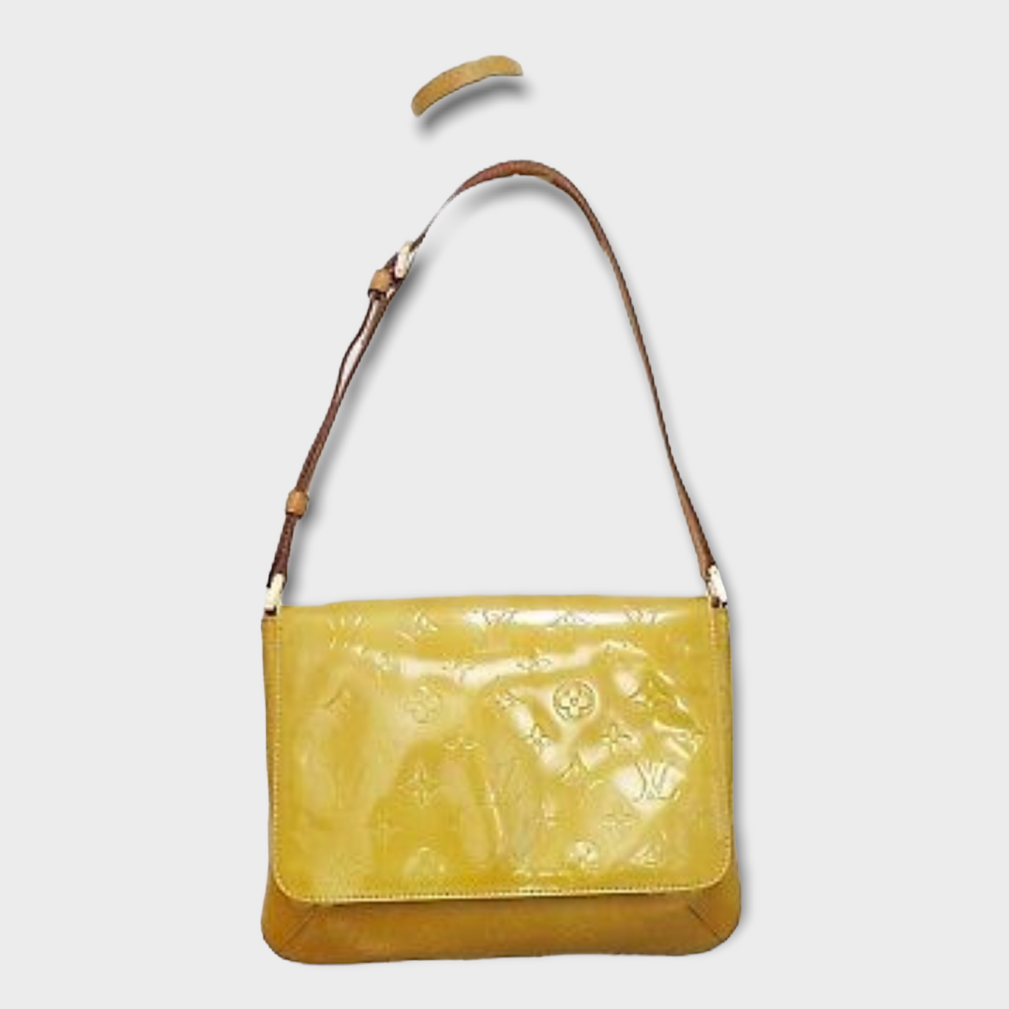 LOUIS VUITTON Vernis bag yellow vintage